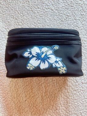 Travel Makeup Bag Train Case Cosmetic Organizer Double Zipper NWOT